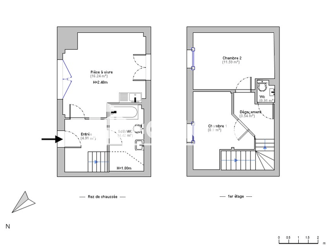 Appartement 3 pièces (50.51 m²) à louer - Mulhouse (68200)