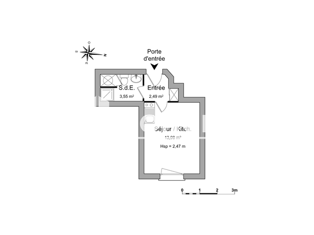 Studio (19.12 m²) à louer - Strasbourg (67000)