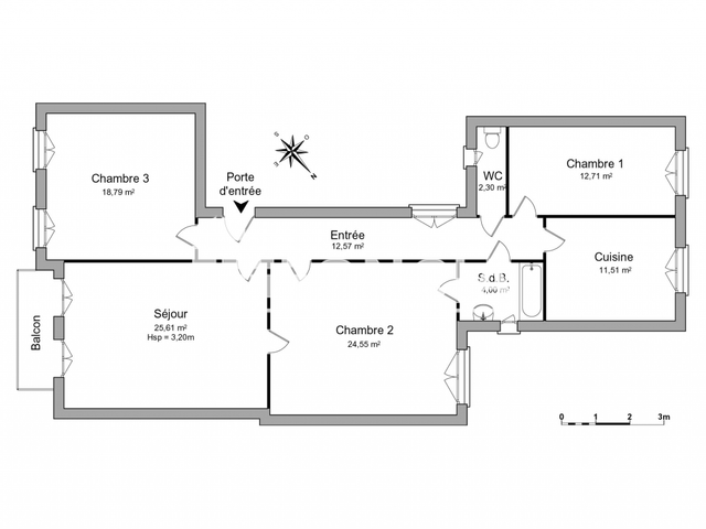 Appartement 4 pièces (116.4 m²) à louer - Strasbourg (67000)