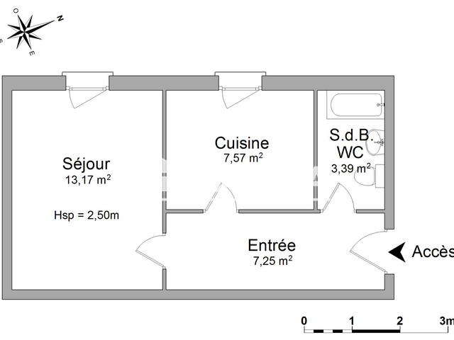 Studio (31 m²) à louer - Strasbourg (67000)