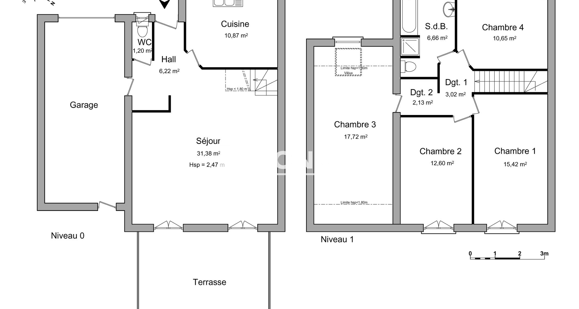 Maison 5 pièces (117.87 m²) à louer - Saulxures-lès-nancy (54420)