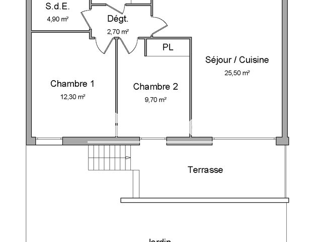 Appartement 3 pièces (58 m²) à louer - Perpignan (66000)