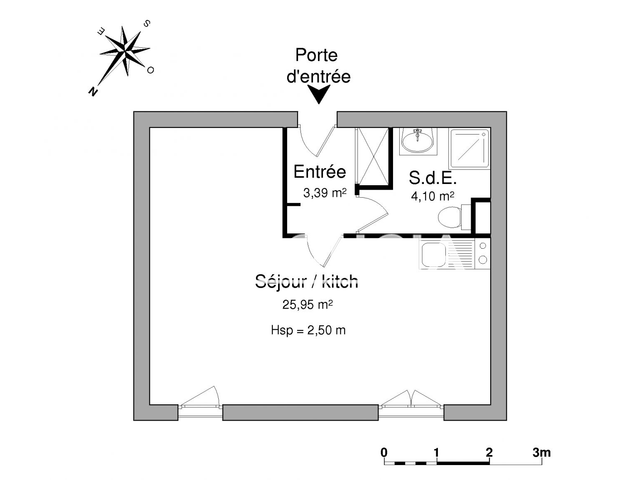 Studio (33.44 m²) à louer - Cholet (49300)