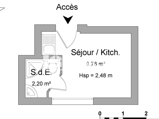 Studio (11.96 m²) à louer - Strasbourg (67000)