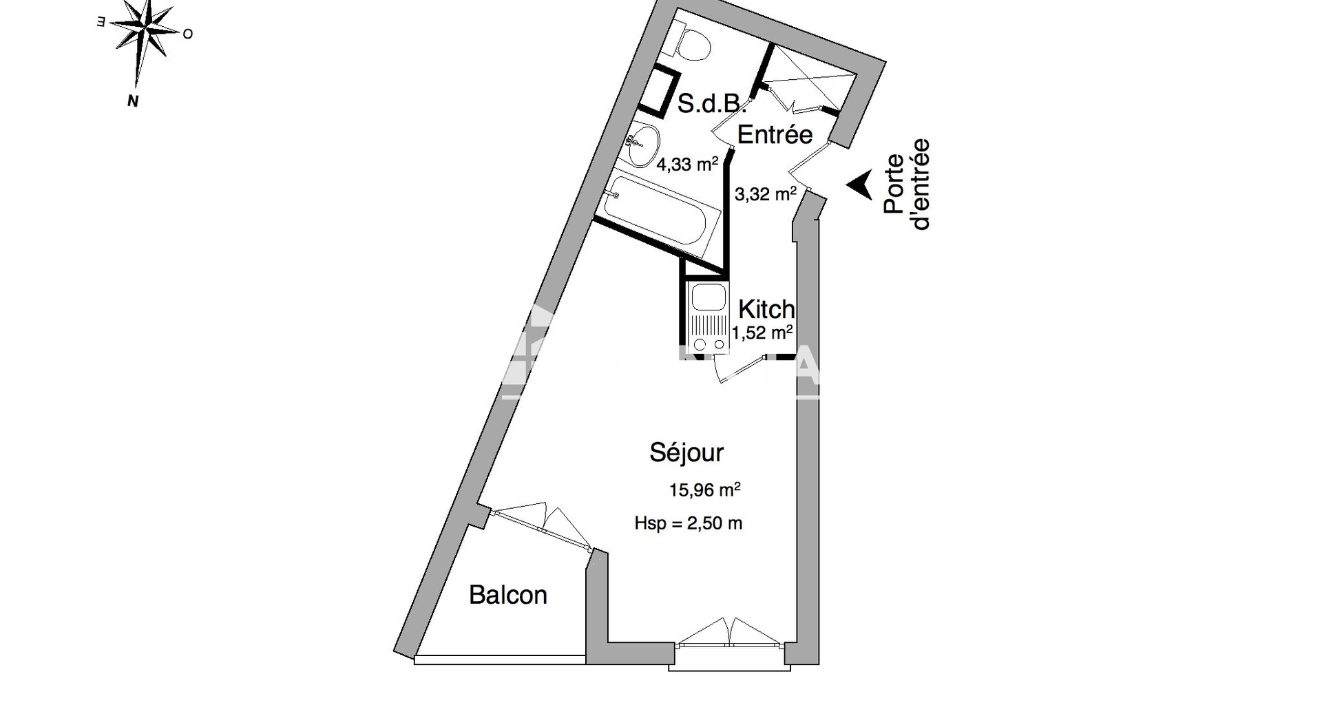 Studio (25.13 m²) à louer - Clermont-ferrand (63000)