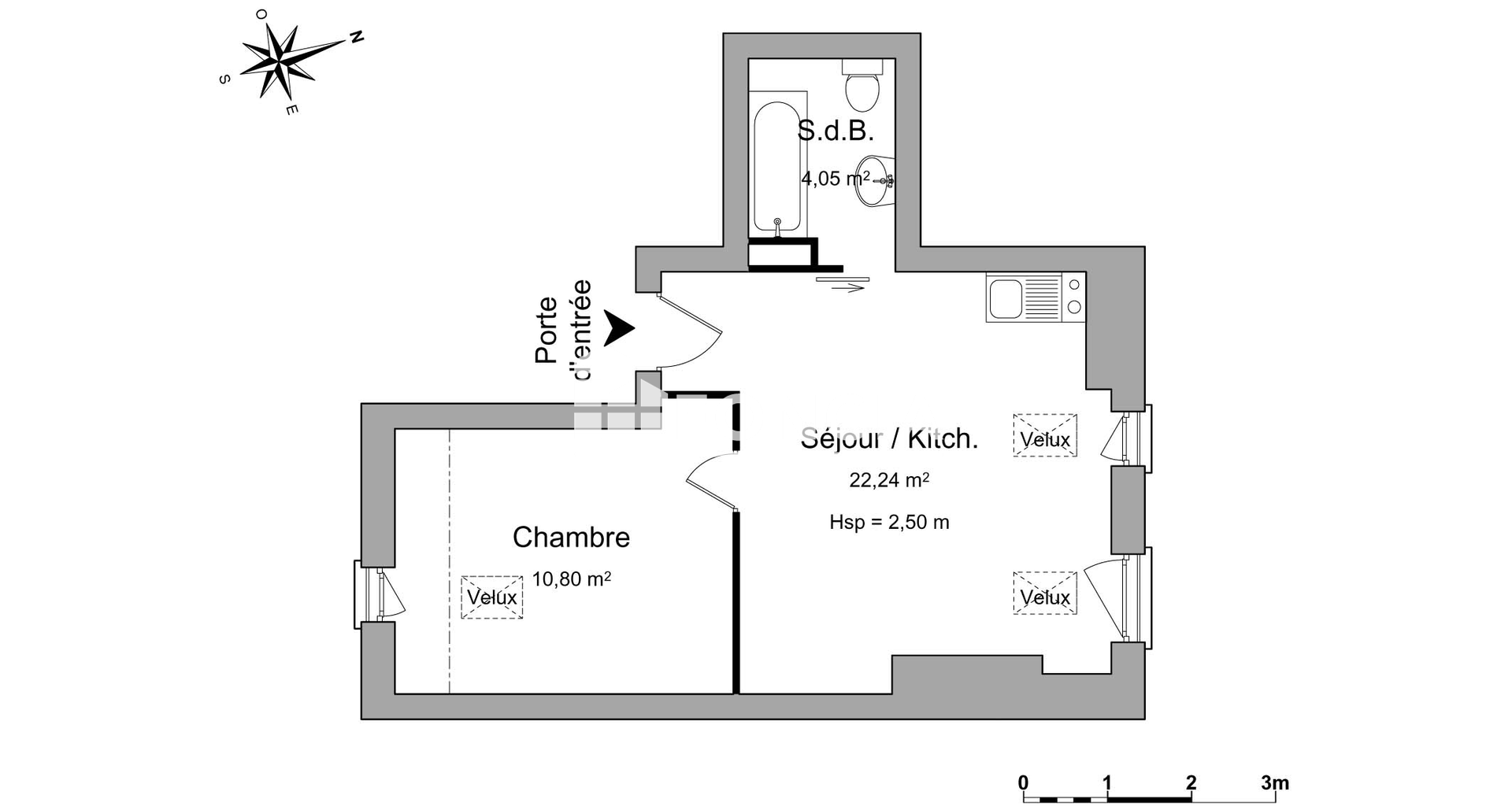 Appartement 2 pièces (37.09 m²) à louer - Nancy (54000)
