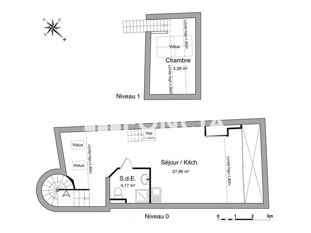 Appartement 2 pièces (35.51 m²) à louer - Thionville (57100)
