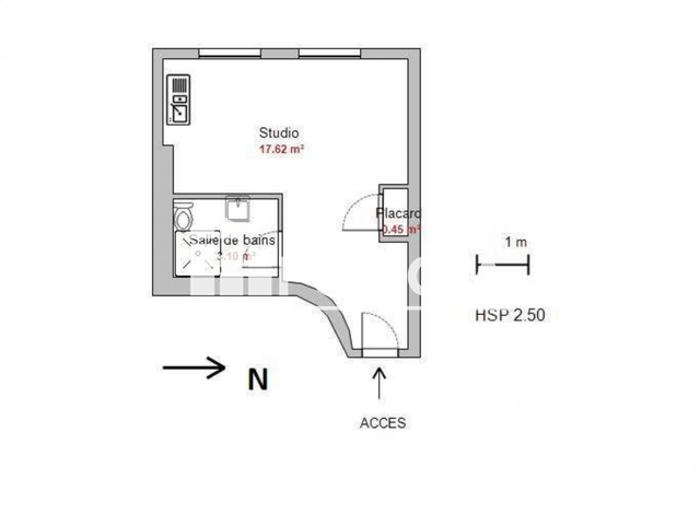Studio (21.14 m²) à louer - Saint Etienne (42100)