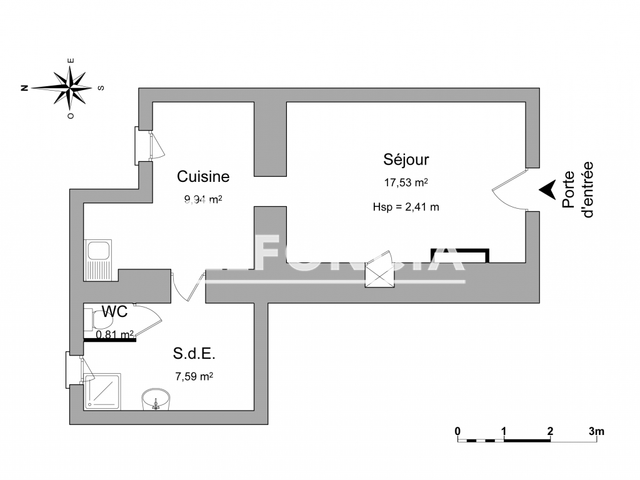 Maison 1 pièce (35.87 m²) à louer - Chalonnes Sur Loire (49290)