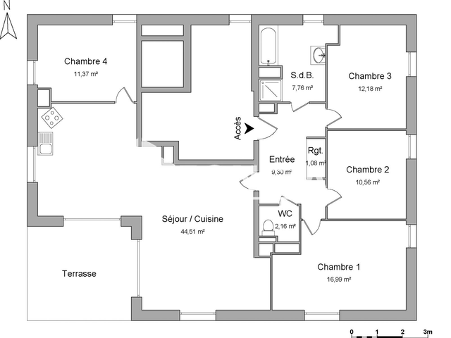 Appartement 5 pièces (115.91 m²) à louer - Haguenau (67500)