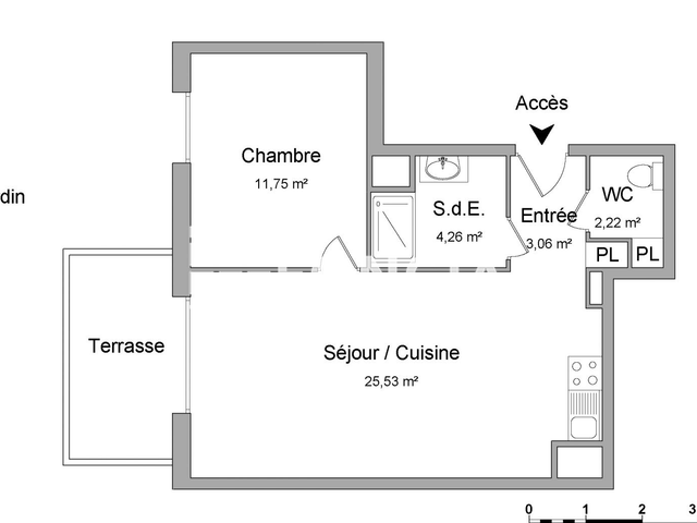 Appartement 2 pièces (46.83 m²) à louer - Schiltigheim (67300)
