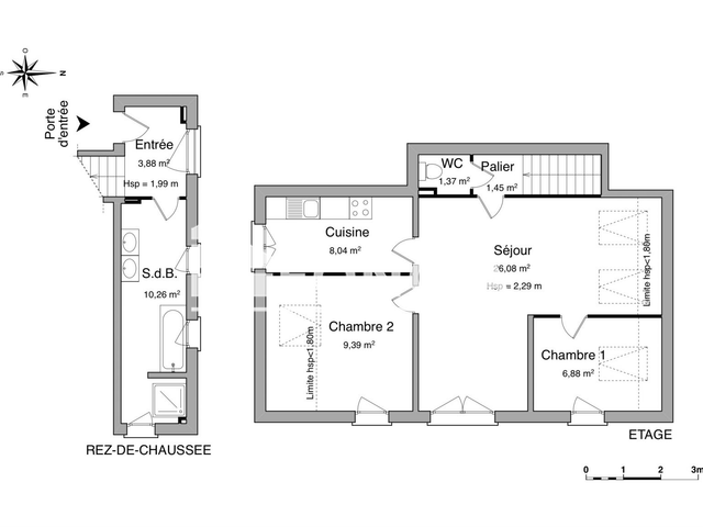 Appartement 2 pièces (67.35 m²) à louer - Altkirch (68130)