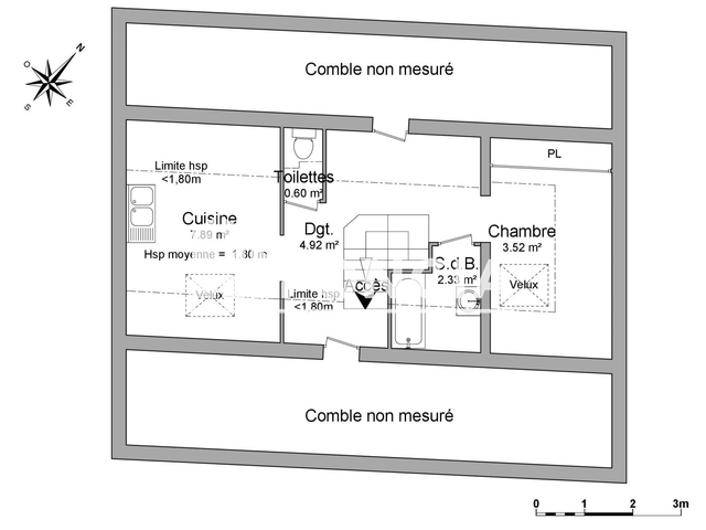 Studio (19.26 m²) à louer - Cholet (49300)