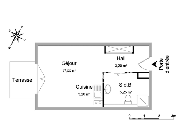 Studio (28.65 m²) à louer - Colmar (68000)