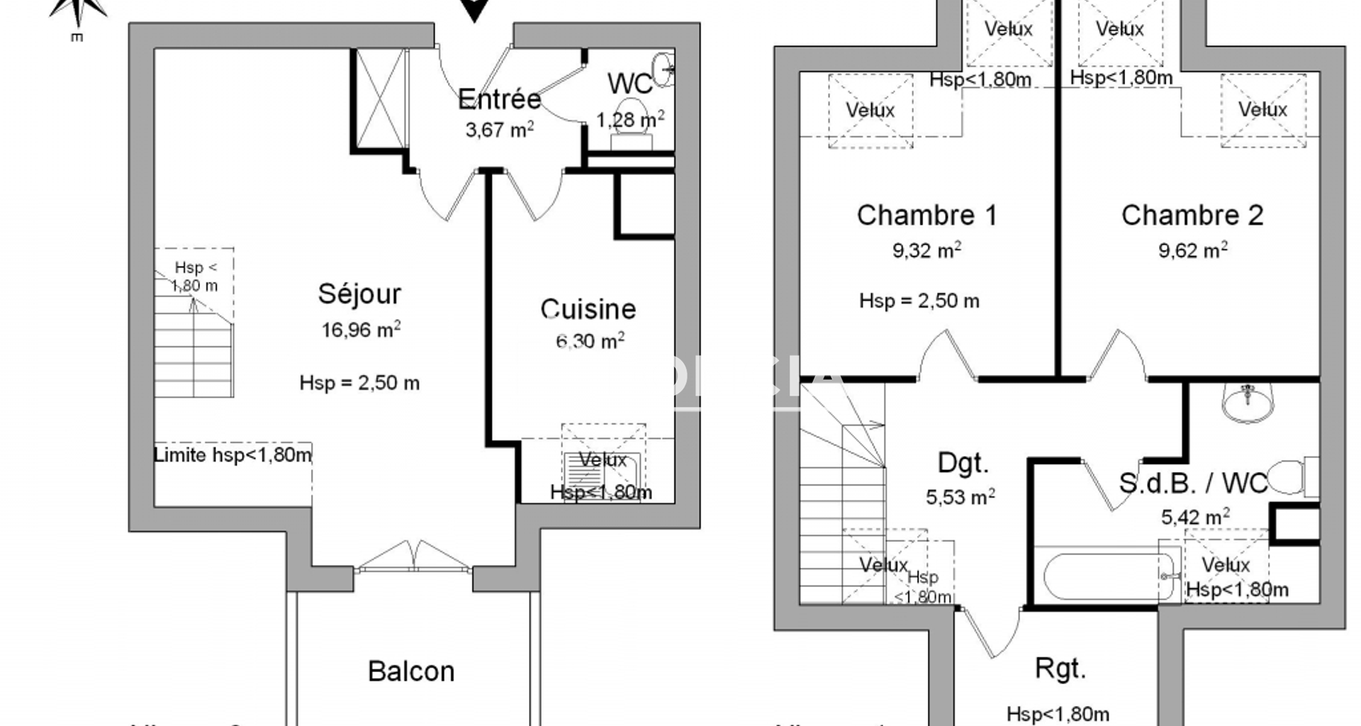 Appartement 3 pièces (58.1 m²) à louer - Lingolsheim (67380)