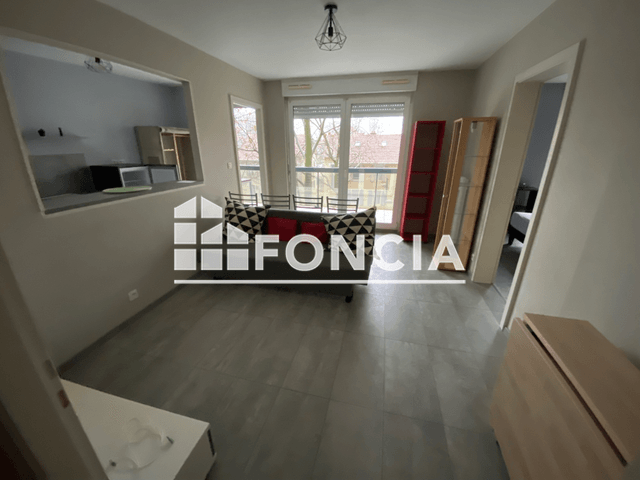 Appartement meublé 2 pièces (41.1 m²) à louer - Mulhouse (68100)