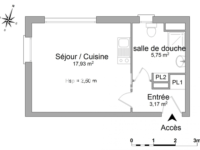 Studio (26.85 m²) à louer - Onnaing (59264)