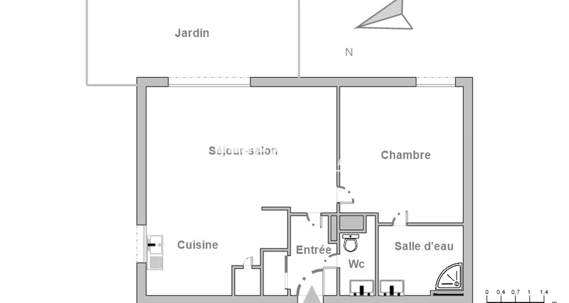 Appartement 2 pièces (39.72 m²) à louer - Cormeilles-en-parisis (95240)