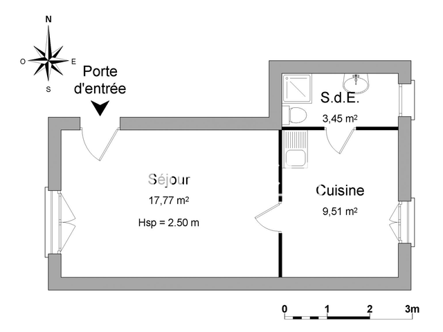Studio (30.73 m²) à louer - Pau (64000)