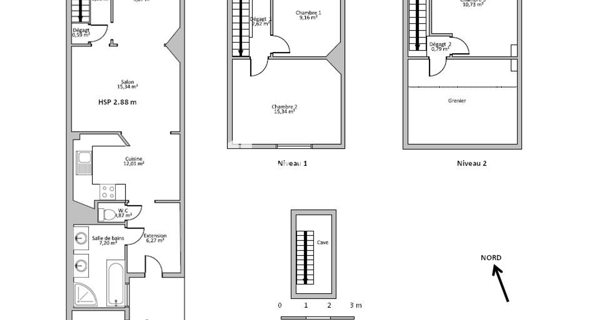 Maison 4 pièces (92.8 m²) à louer - Villeneuve-d'ascq (59650)