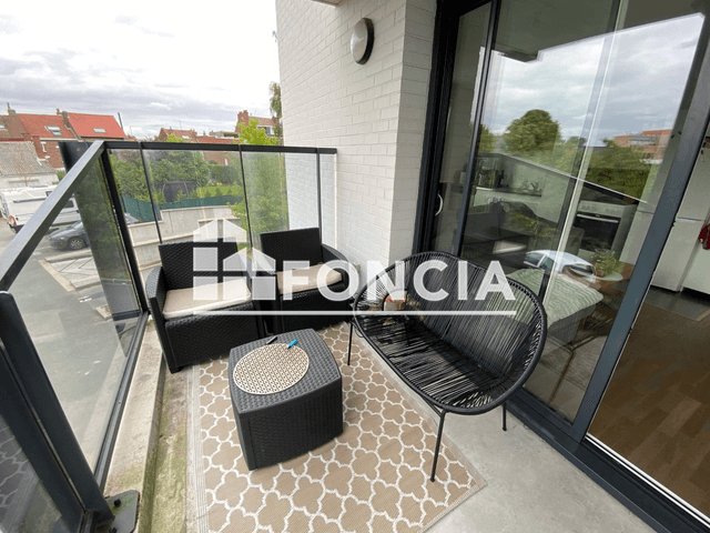 Appartement 2 pièces (43.99 m²) à louer - Marcq-en-baroeul (59700)