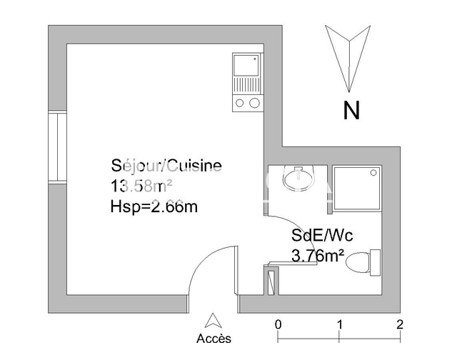 Studio (17.34 m²) à louer - Albi (81000)