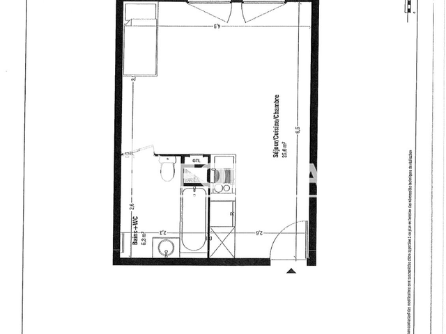 Studio meublé (30.9 m²) à louer - Lens (62300)