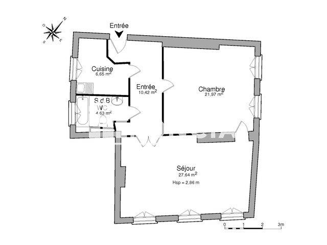 Appartement 2 pièces (71.31 m²) à louer - Montauban (82000)