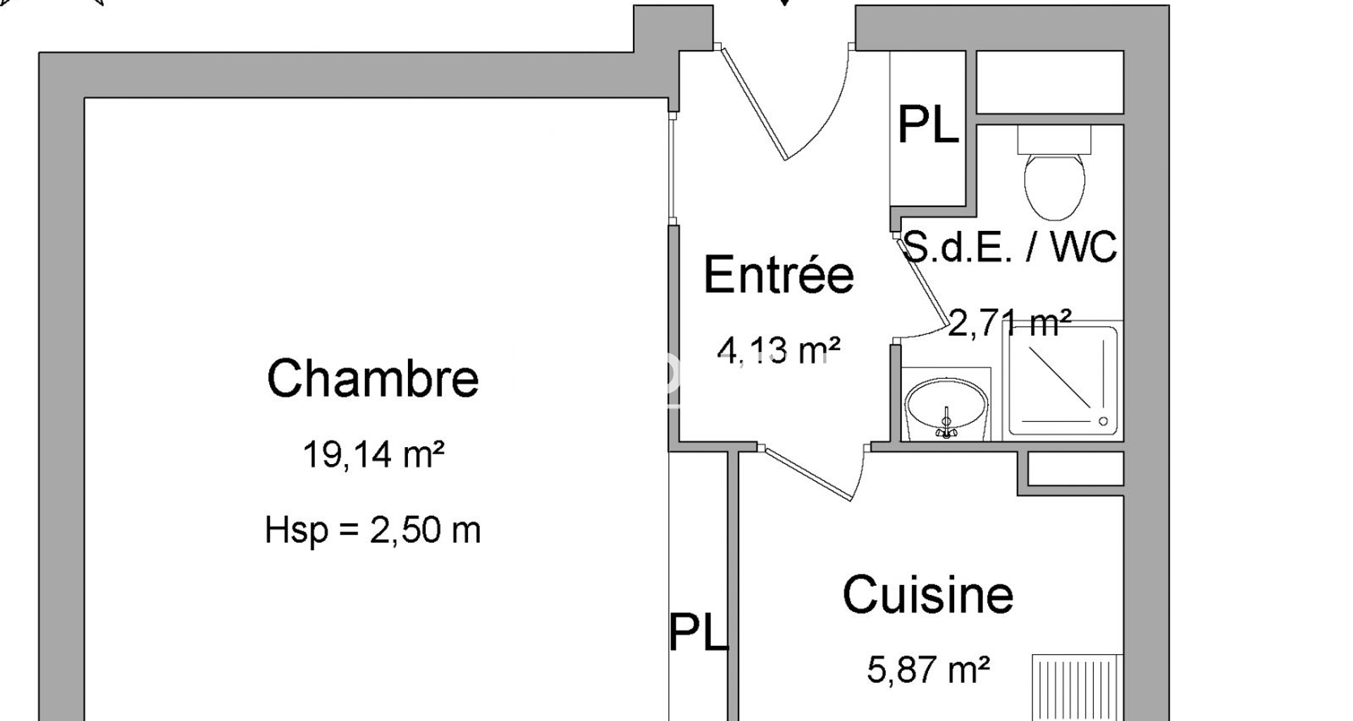 Studio (31.85 m²) à louer - Brest (29200)