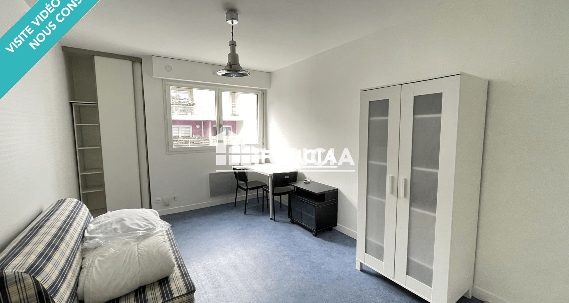 Studio meublé (18.34 m²) à louer - Nantes (44300)