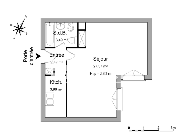 Studio (37.49 m²) à louer - Agen (47000)