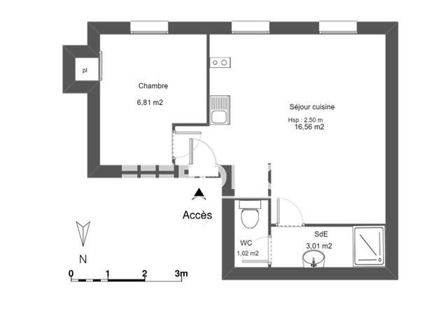 Studio (27.4 m²) à louer - Montauban (82000)