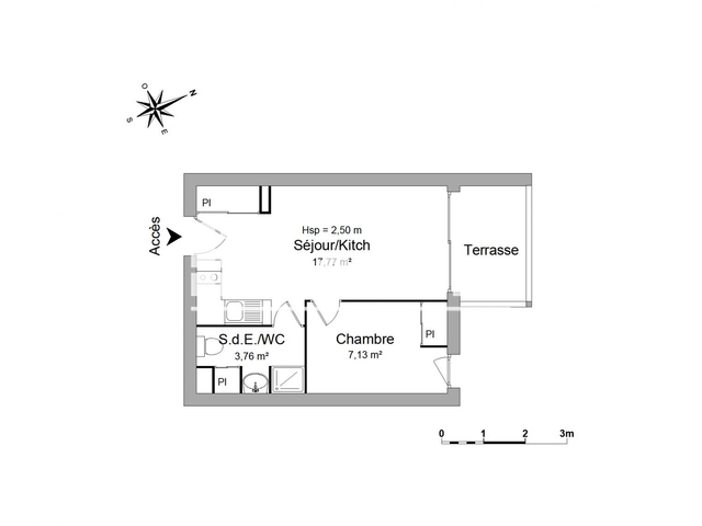 Studio (28.66 m²) à louer - Boucau (64340)