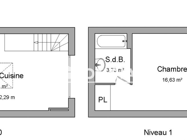 Appartement 2 pièces (46.53 m²) à louer - Onet Le Chateau (12850)