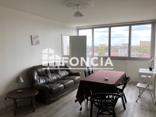 Appartement meublé 3 pièces (62.14 m²) à louer - Lille (59000)