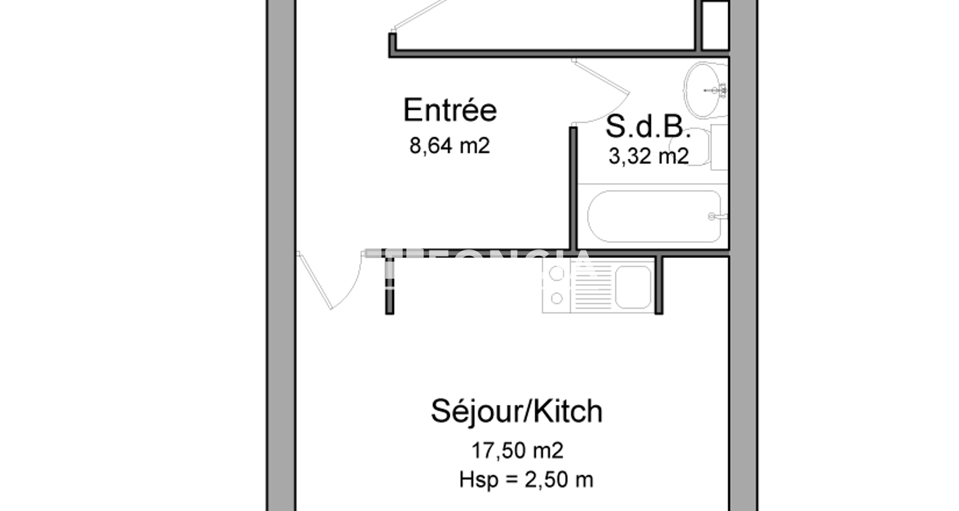 Appartement 2 pièces (38.45 m²) à louer - Guérande (44350)