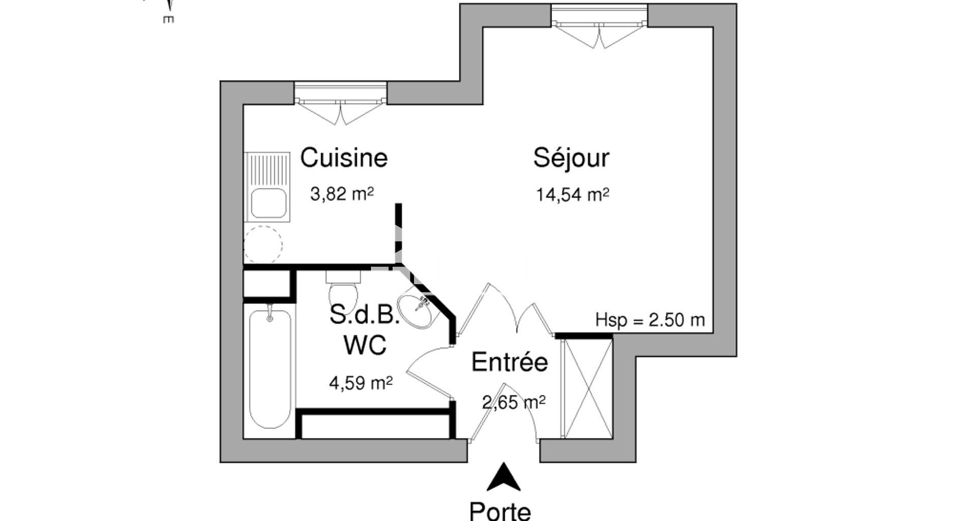 Studio (25.6 m²) à louer - Rueil-malmaison (92500)