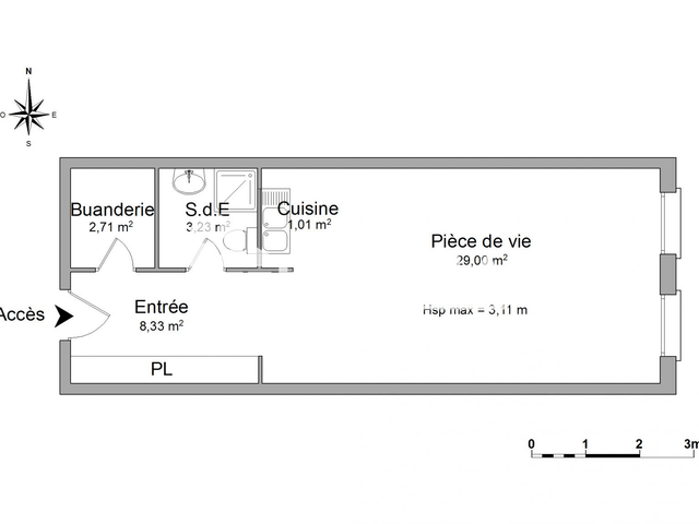 Studio (44.28 m²) à louer - Agen (47000)