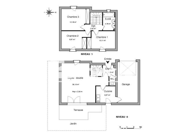 Maison 4 pièces (80.16 m²) à louer - Agen (47000)