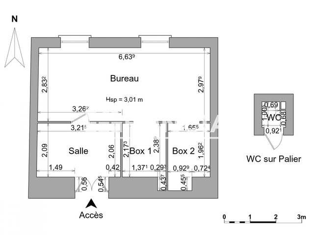 Studio meublé (33.97 m²) à louer - Pau (64000)