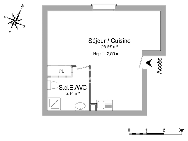 Studio (32.11 m²) à louer - Agen (47000)