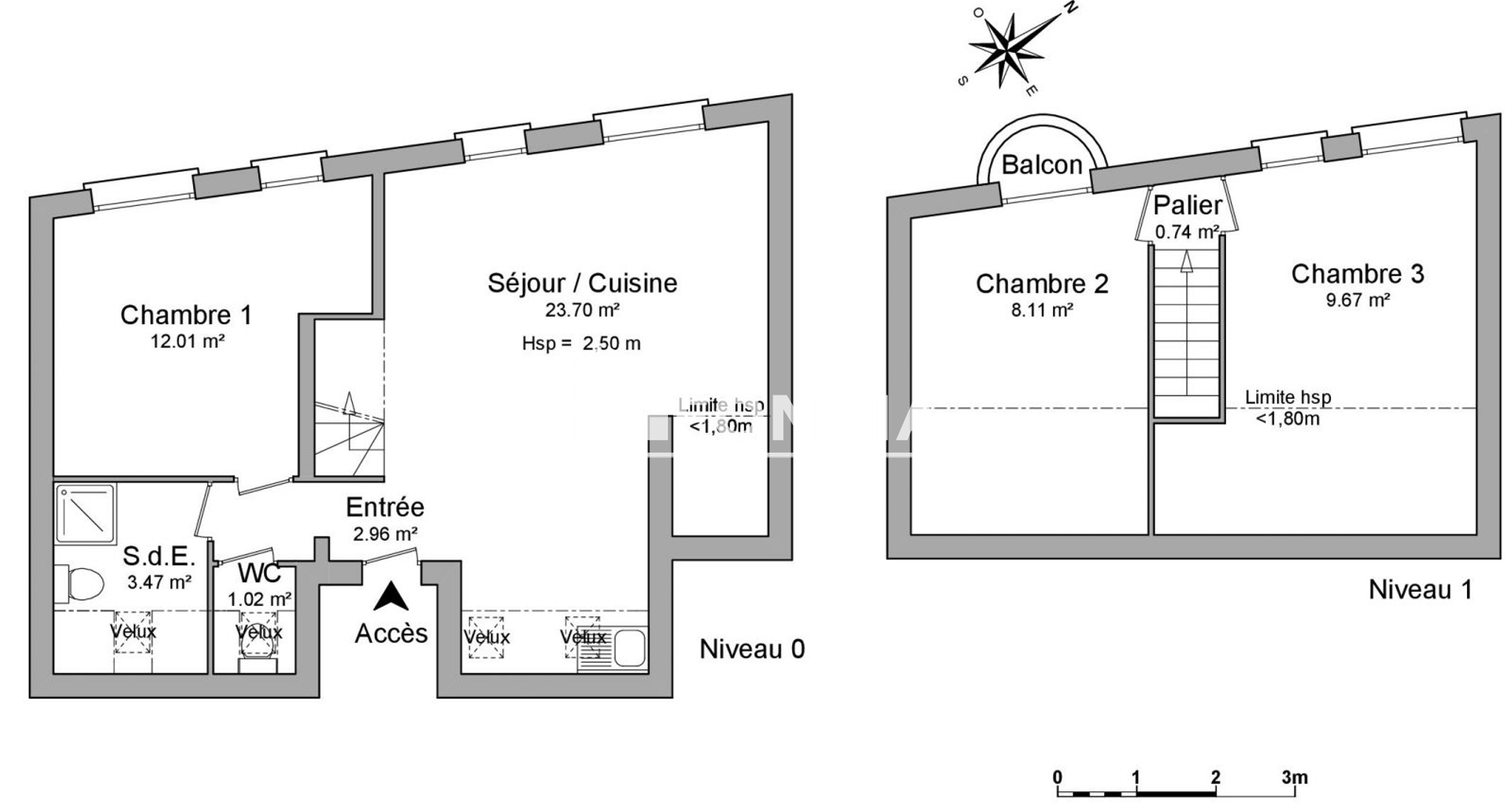 Appartement meublé 4 pièces (61.68 m²) à louer - Amiens (80000)