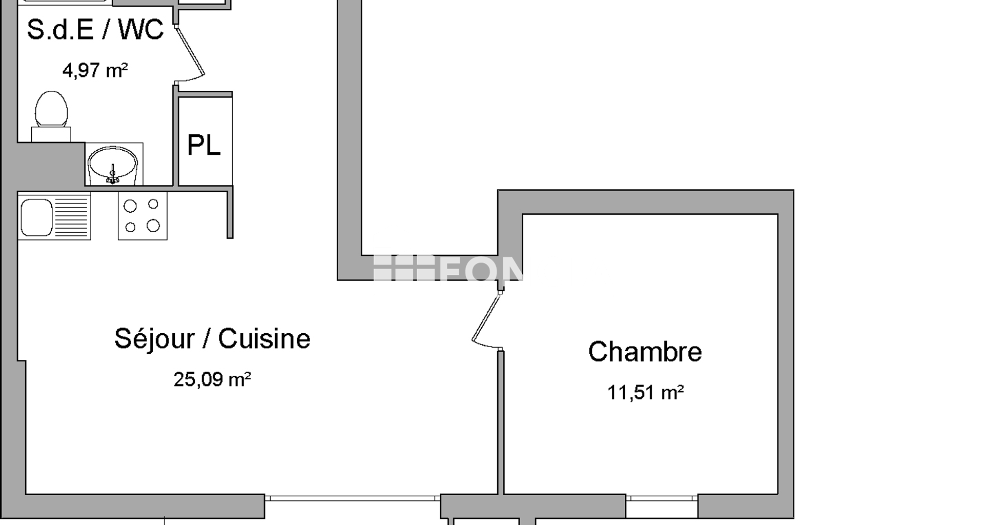 Appartement 2 pièces (41.57 m²) à louer - Bayonne (64100)