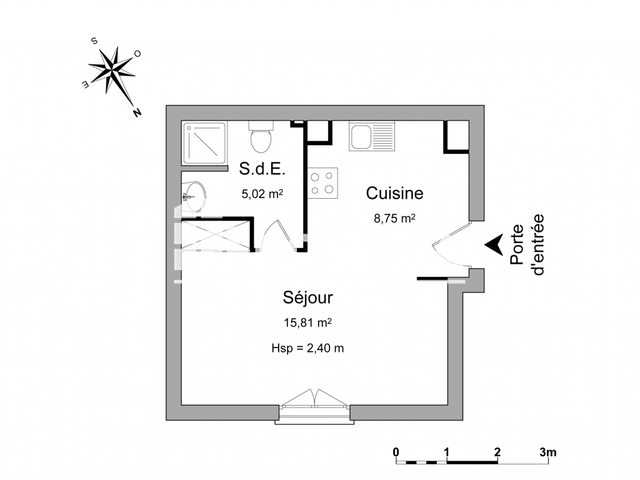 Studio (29.58 m²) à louer - Agen (47000)