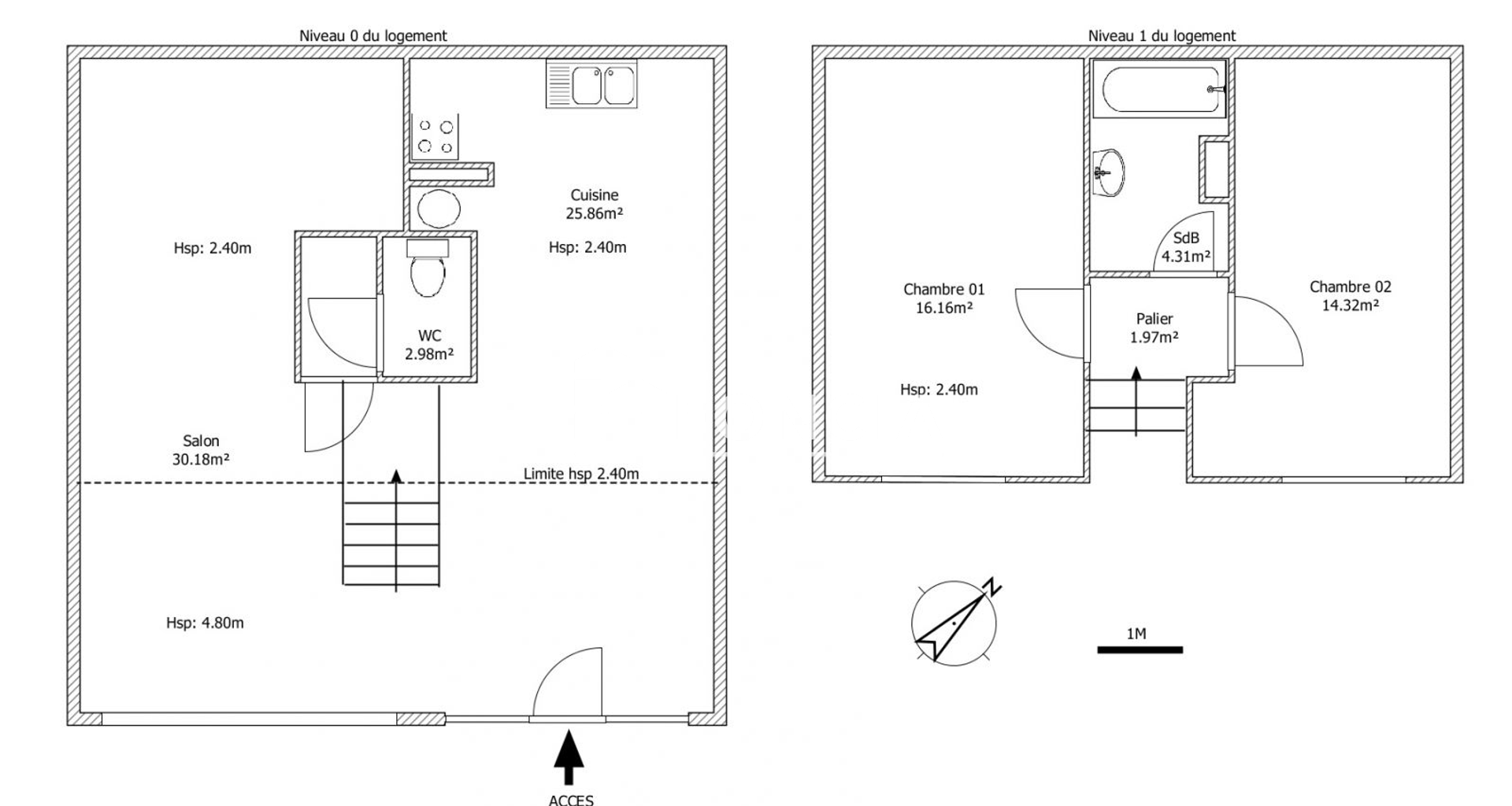 Appartement 3 pièces (95.78 m²) à louer - Lille (59000)