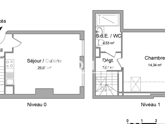 Appartement 2 pièces (50.41 m²) à louer - Tourcoing (59200)