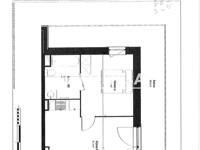 Appartement 2 pièces (37.9 m²) à louer - Lens (62300)