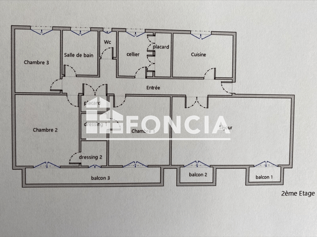 Appartement 4 pièces (117.75 m²) à louer - Lourdes (65100)