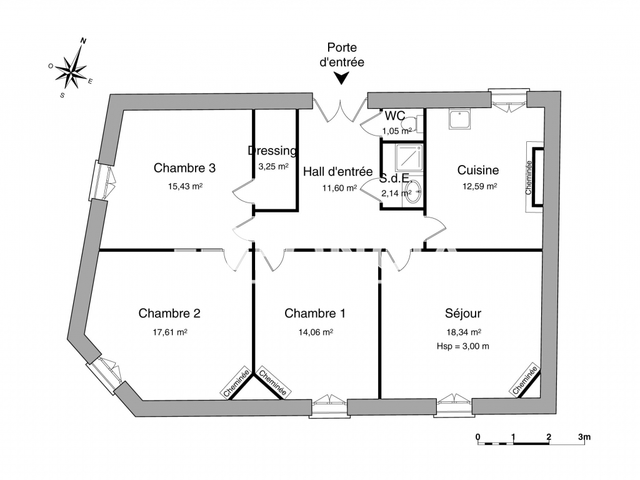 Appartement 4 pièces (96.07 m²) à louer - Castres (81100)