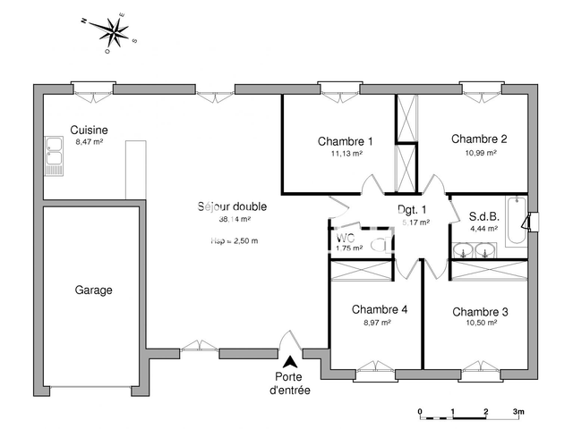 Maison 5 pièces (99.56 m²) à louer - Castres (81100)